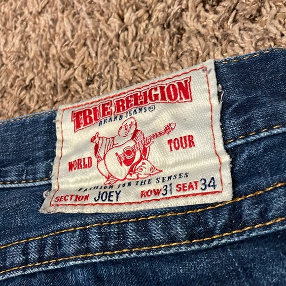 πHPπ True Religion Menβs JOEY Jeans 31x28 - Picture 5 of 8